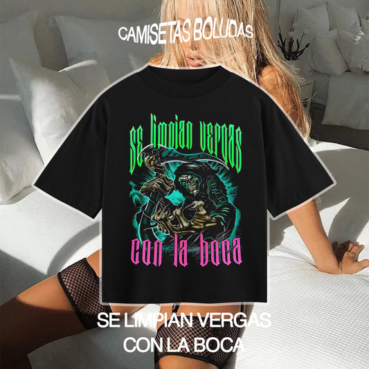 SE LIMPIAN VERGAS CON LA BOCA